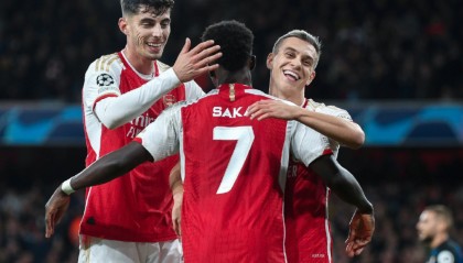  阿森纳赖斯精准直塞助力特罗萨德破门取胜