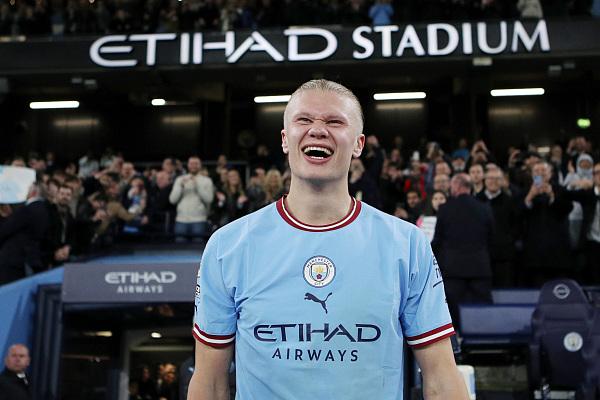 好博体育官方网站- 哈兰德刷新英超单季进球纪录，挪威神锋剑指金球奖